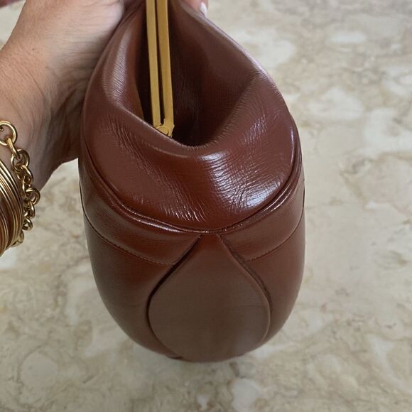 Vintage Leather Satchel London Made England Brown - Picture 8 of 16